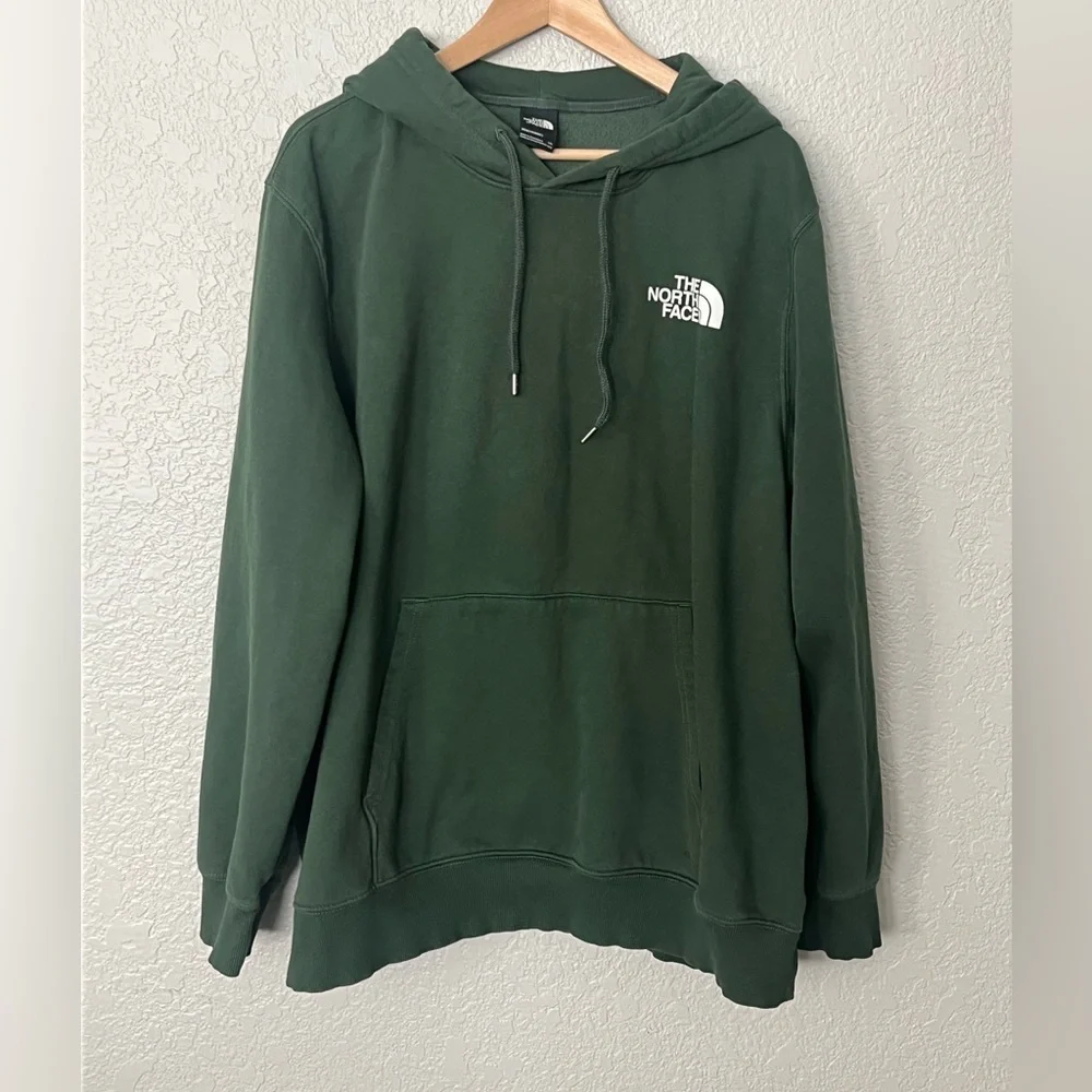 The North Face Forest Green Hoodie Mens size XXL